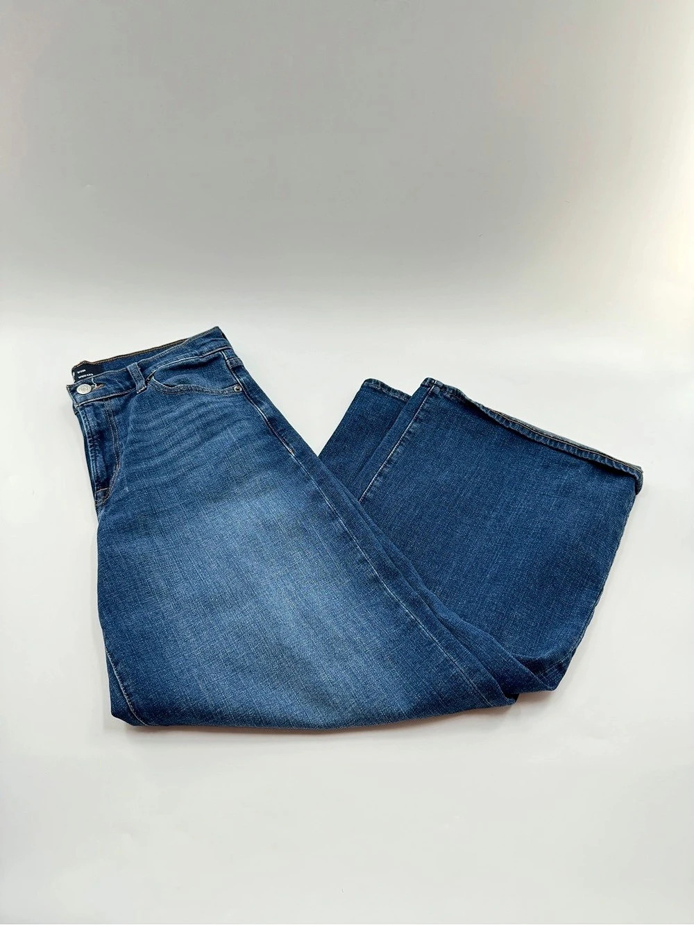 Gap Denim Wide Leg Jeans Women's Size 8 / 29 Regular Medium Wash
